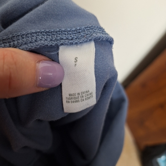 Aerie Chill Play Move Blue and White Midrise Tie Dye Leggings Size Small - Picture 8 of 10